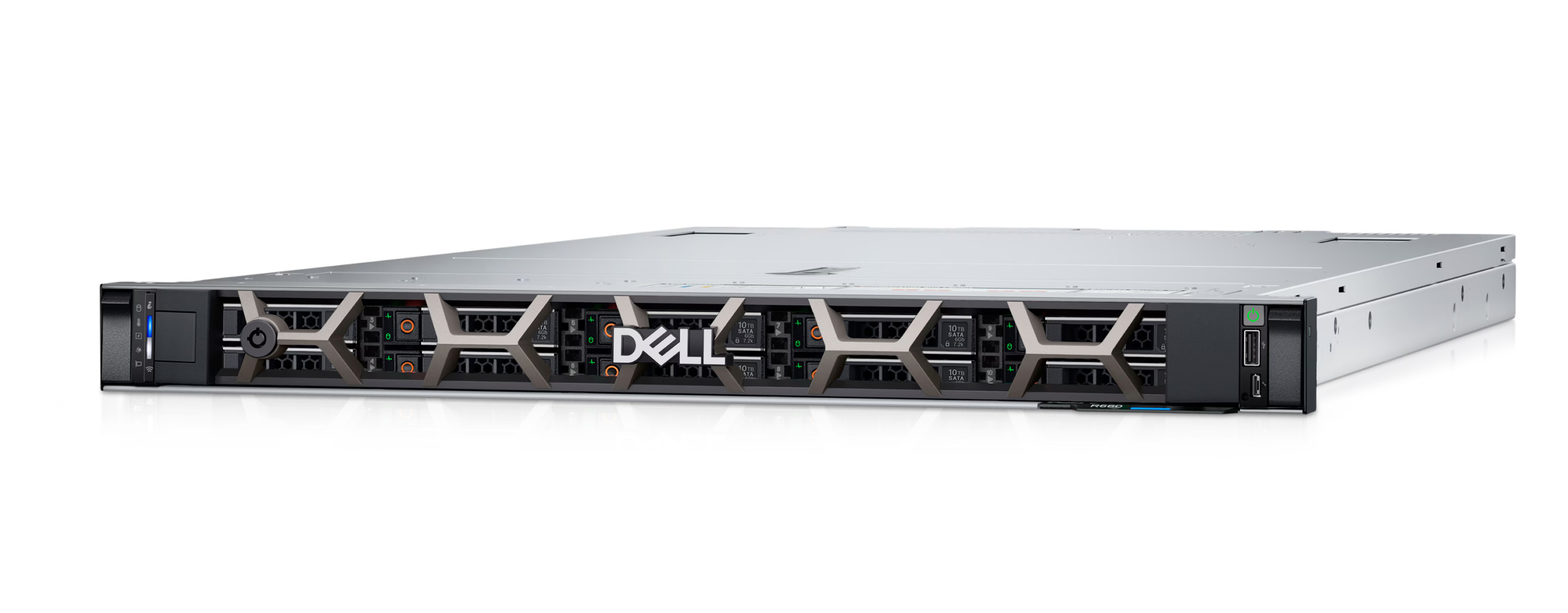 База сервера Dell R660 8SFF Universal NVMe Direct USED (без рельс)